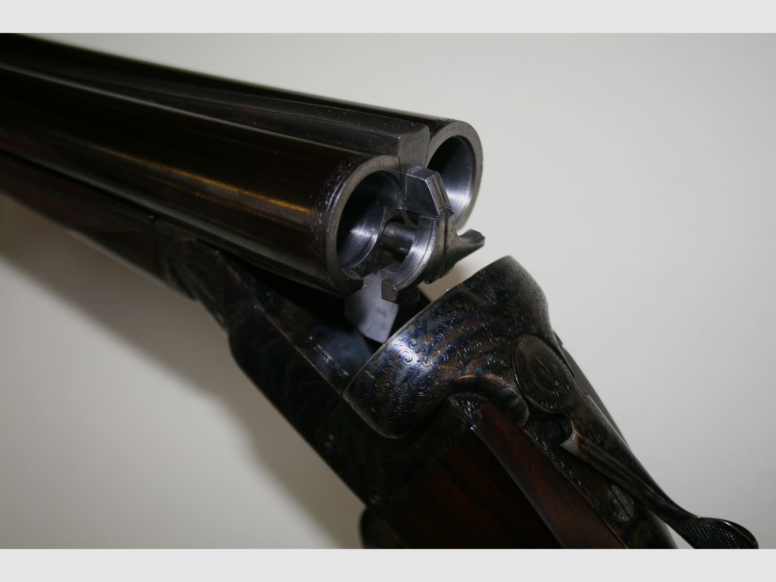 Handgemaakte over-and-under shotgun « Jos. SMETS » – Kal. 12 (GEBRUIKT), afbeelding 9 van 14