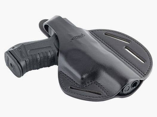Umarex Ledergürtelholster schwarz für Walther P99 & H&K P30