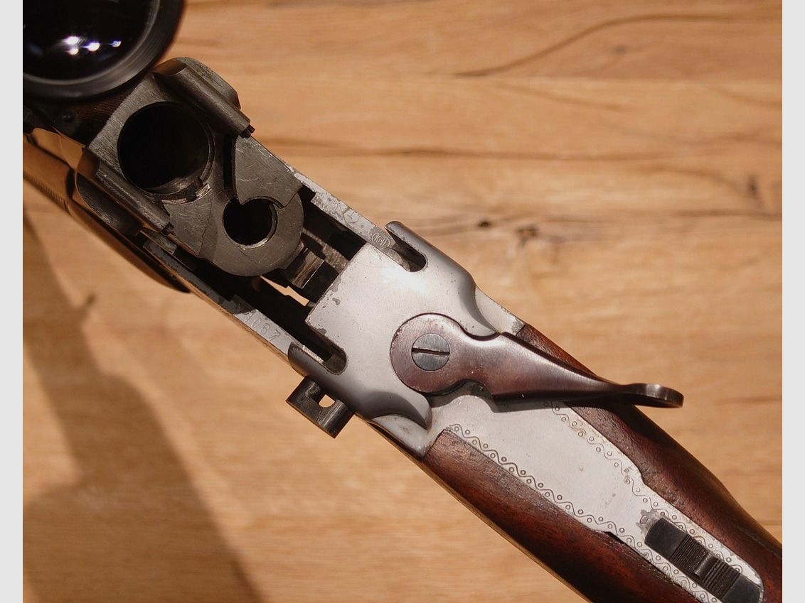 Bockbüchsflinte Kettner Mod. Puszta Cal. 7x65R 12/70