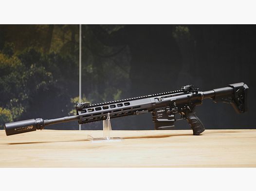 AR-10 Haenel CR308 16,65" / Matchabzug / Ase Utra SL5i Schalldämpfer / Borelock Bremse