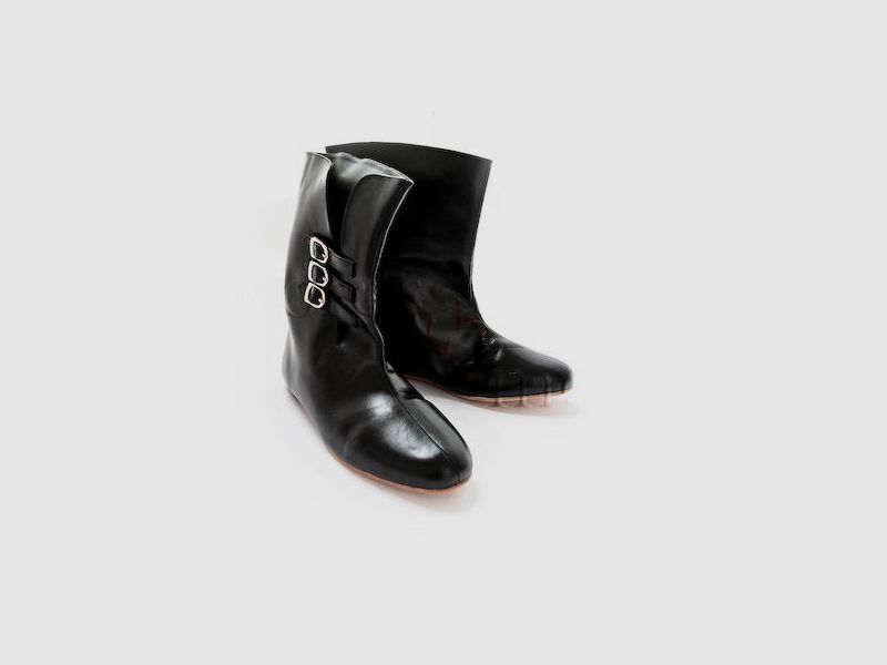 Mittelalterliche Lederstiefel
