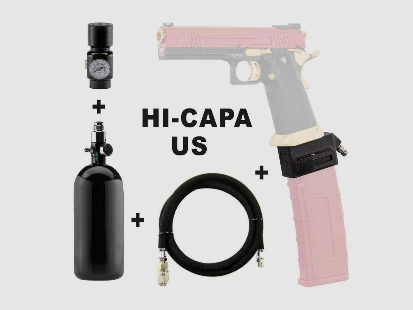 Pack Magazin HPA M4 Bo Manufacture - Kompatibel mit AAP01 und G17 EU - Leistung und Zuverlässigkeit im Gelände, Bild 2 von 5