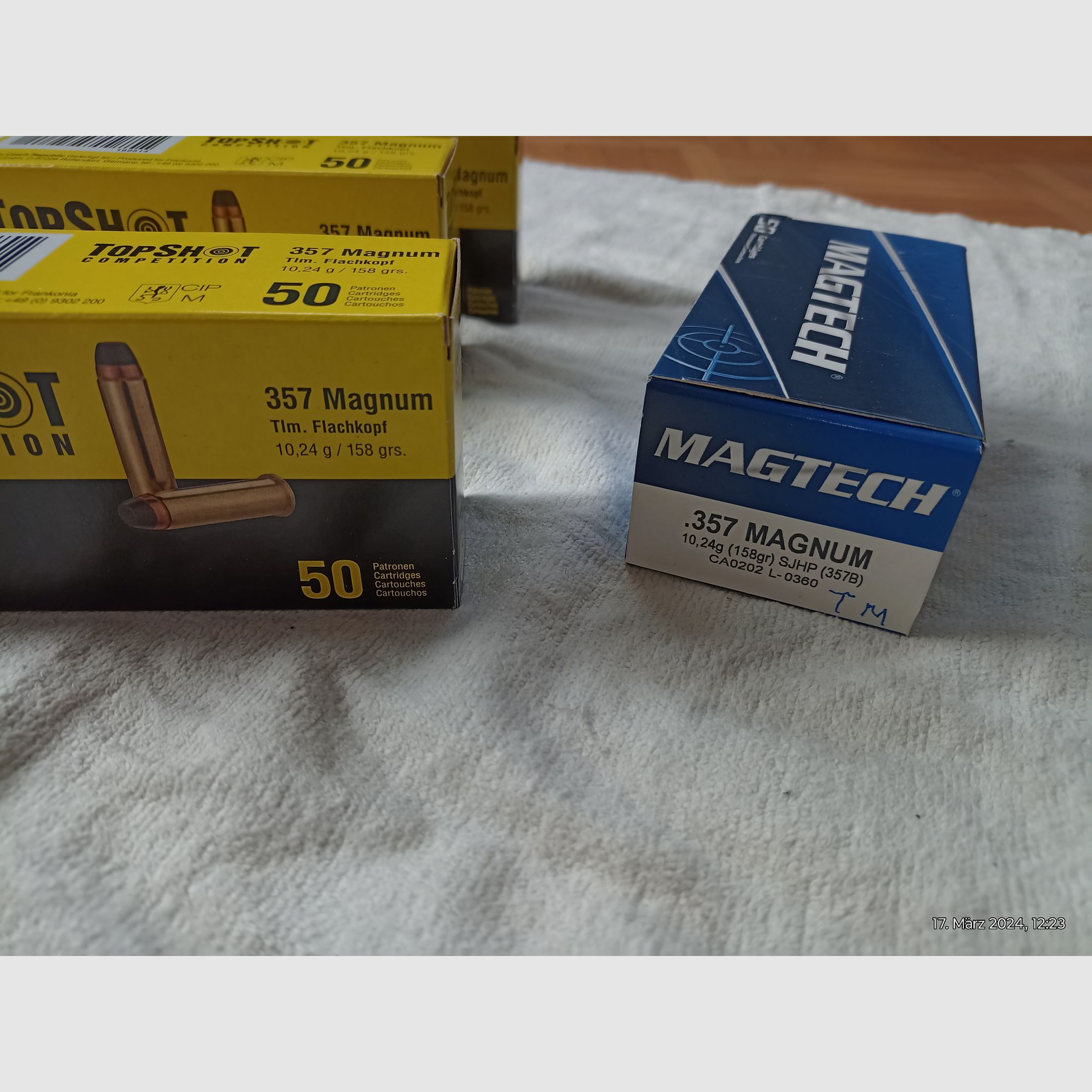 Munition .357 TopShot Magtech gesamt 200 Schuß
