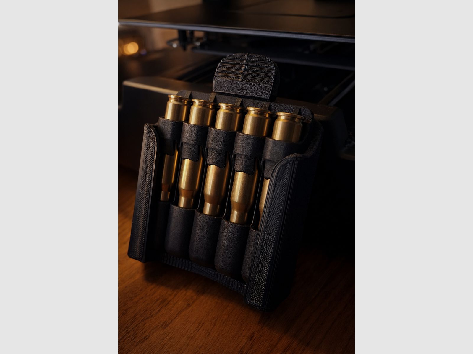 ALLE KALIBER - Gürteltaschenhouder voor 5-schots clips - RWS GECO Norma S&B Lapua enz.