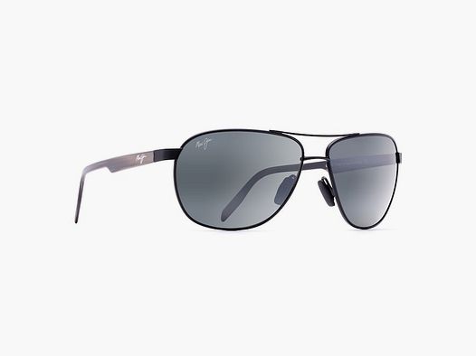 Maui Jim Castles Black Matte/Grey Sonnenbrille