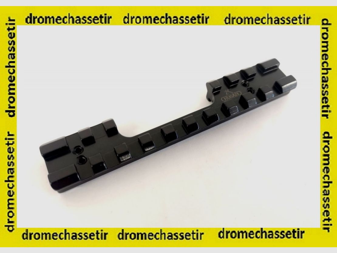 Picatinny-Schiene aus Stahl für CZ 452, 453 und 455, geneigt 20 MOA, schwarz