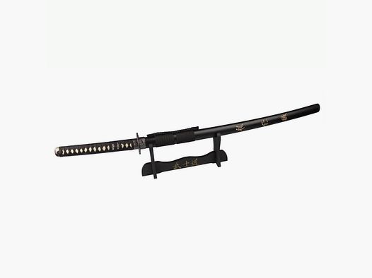 Katana Ostatni Samuraj metal tępy z podstawą na miecz