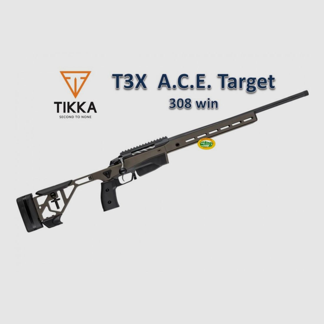 TIKKA T3X ACE Target cal.308 win 66 cm Midnight Bronze Cerakote