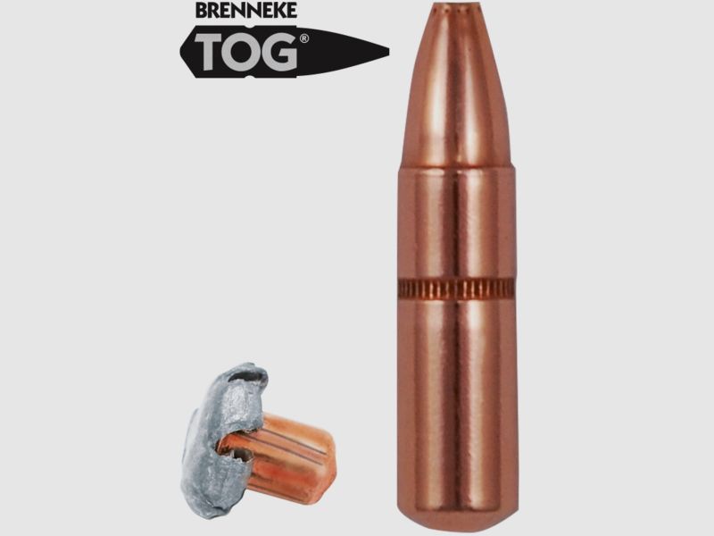 25 Stück BRENNEKE TOG Starkmantel Deformations Geschosse 10,3MM .413 | 15,2g 235gr JAGD #530736 Weit