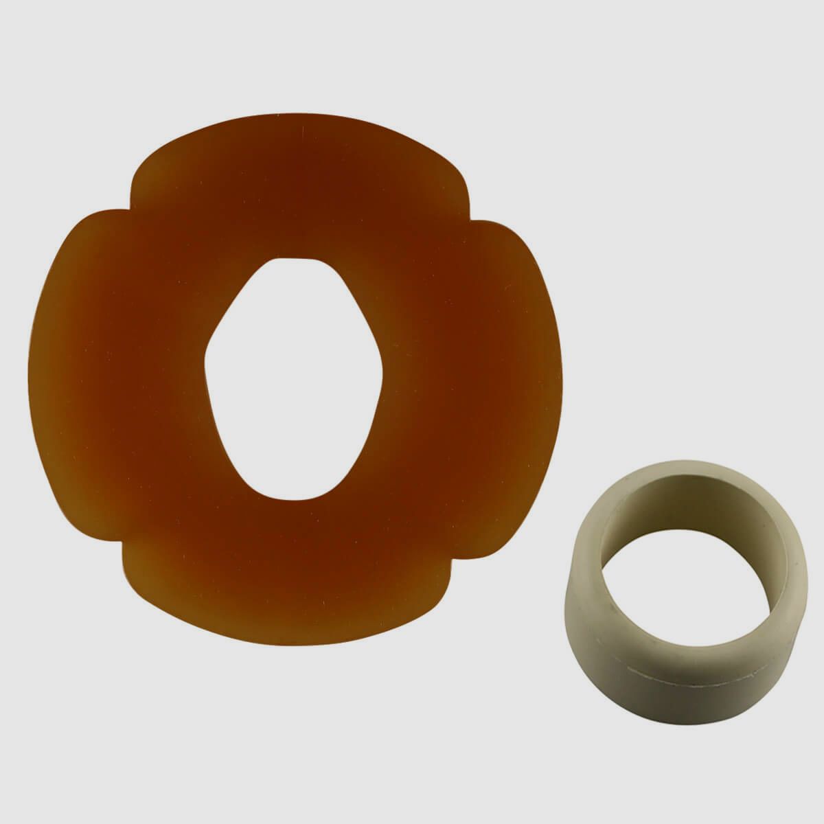 Bokken-Tsuba aus Kunststoff inkl. Tsubadome