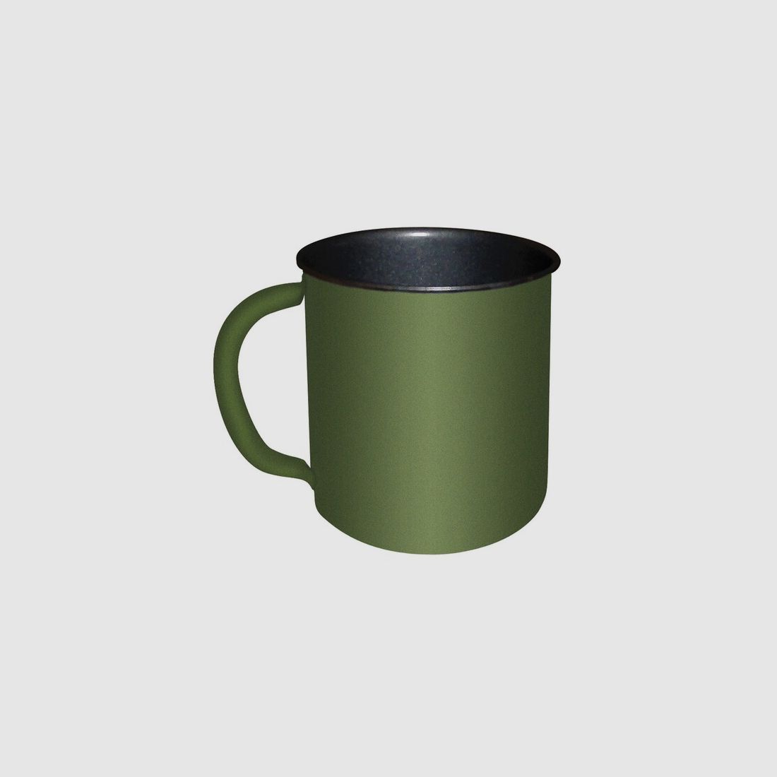 Feldbecher / Feldtasse 300 ml aus Metall mit Teflonbeschichtung - Oliv