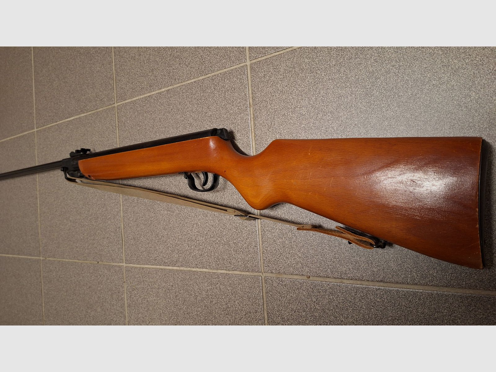 Rifle de aire modelo 303 Haenel Suhl ¡TOP estado de colección!