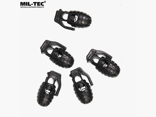 MIL-TEC CORD LOCK PINEAPPLE BLACK 10pcs