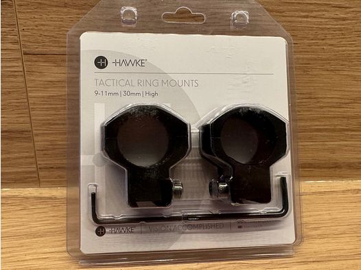 HAWKE Tactical scope mount for 9-11 mm prism rail 30 mm central tube - High version
