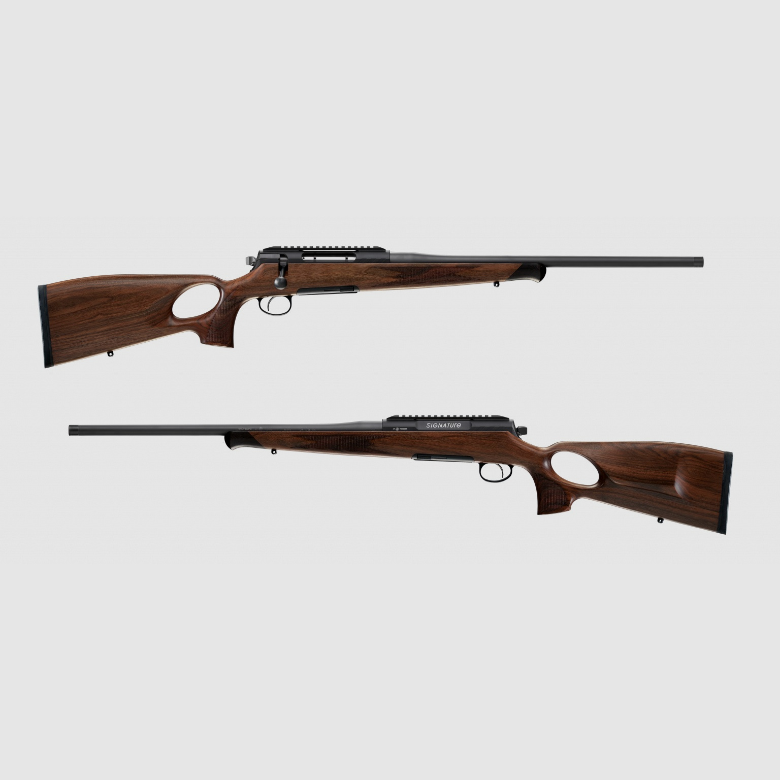 Rssler Signature Luxury Hollow Stock, with Zeiss Conquest V4 3-12x56