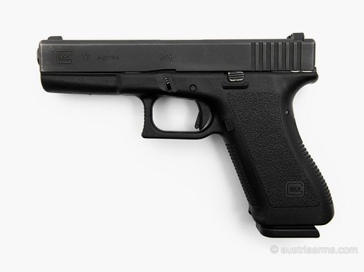 Glock 17 mit Tritiumvisier, Gebrauchtwaffe, 9 x 19 mm