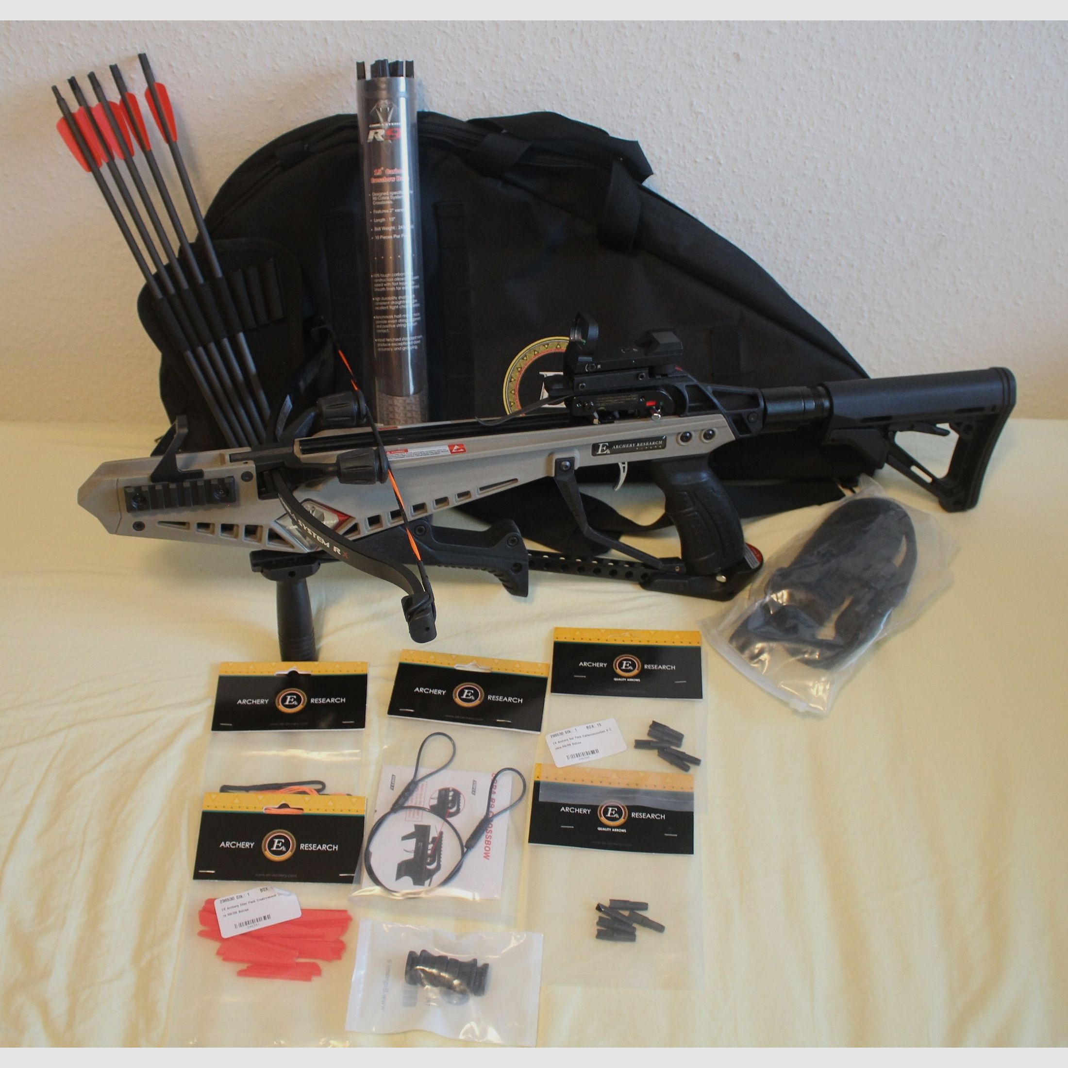 Armbrust COBRA System RX 9 130 lbs Repetierarmbrust, Taktisch,  wie neu, mit viel Zubehör