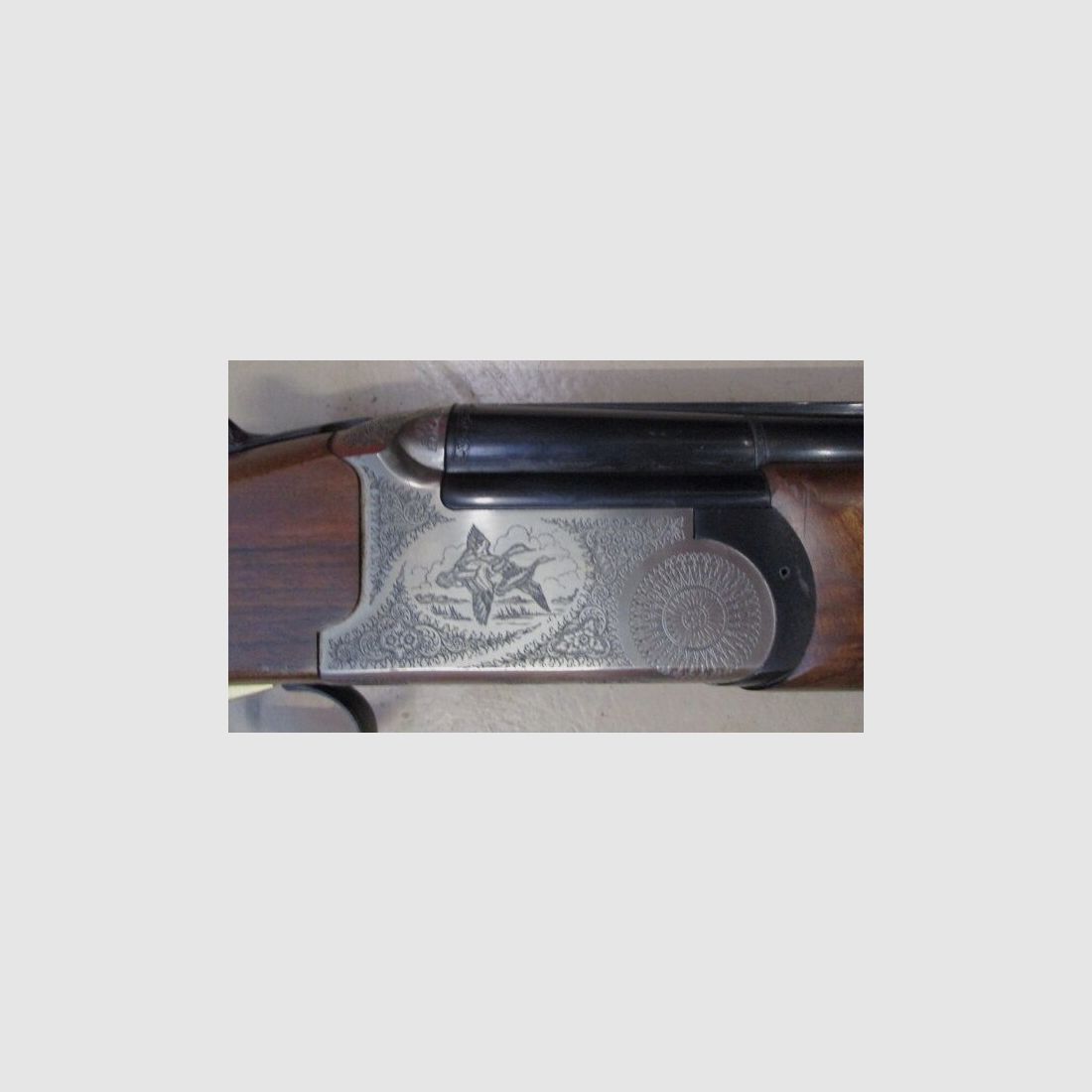 Over and under shotgun 12/70 Kettner fixed choke, selective single trigger