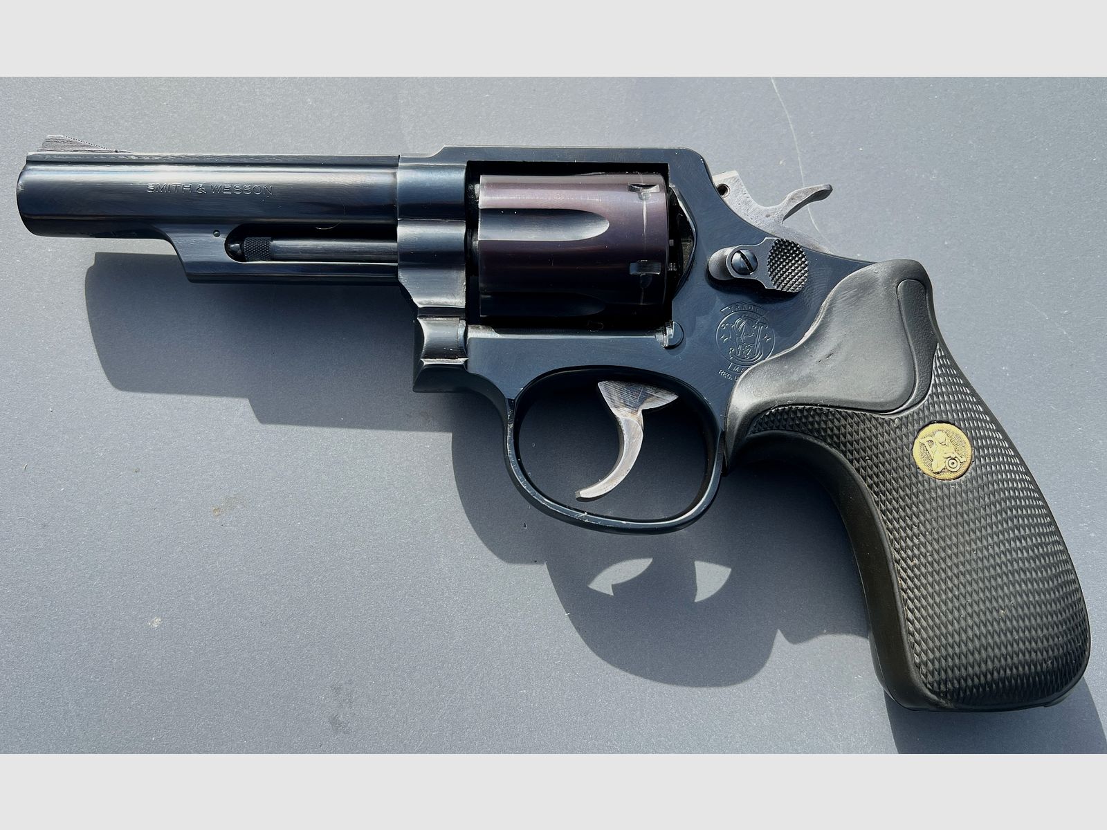 Smith & Wesson Mod. 19‑P – 4" Lauf – SONDERMODELL inkl. Merkle Tuning – Originalbox & Papiere – Sammlerstück (kein schwerfälliger S&W 686, Colt, Taurus, Ruger), Bild 1 von 6