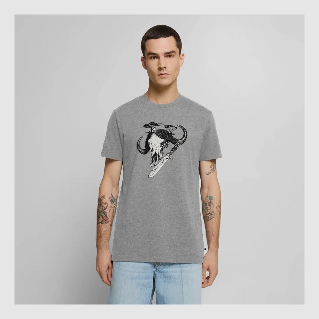 PUMA Men´s Premium T-Shirt „White Hunter – Big Game"