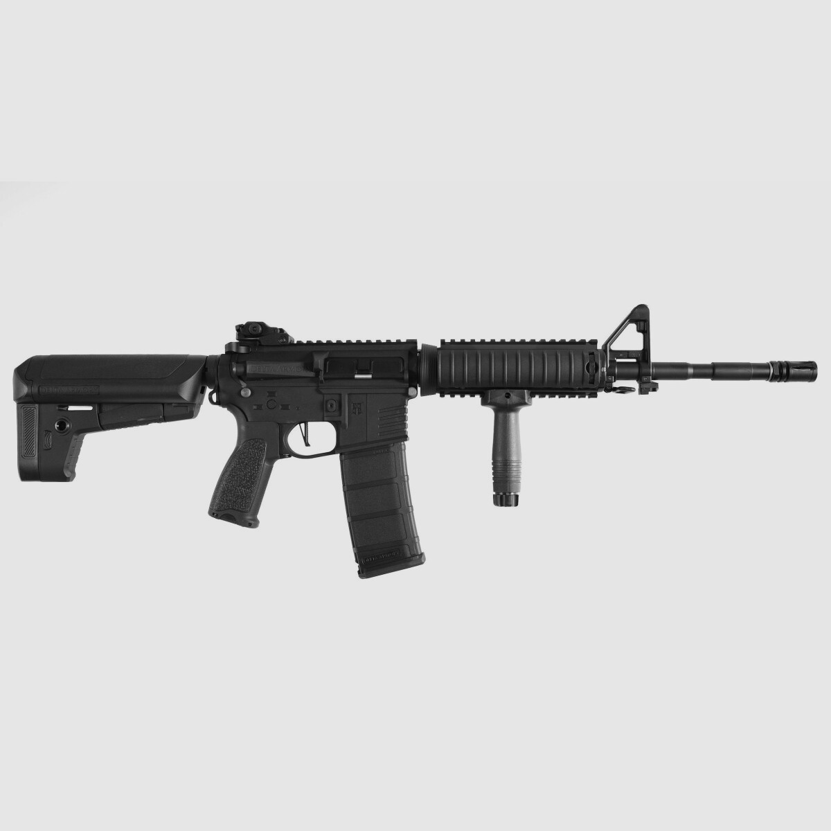 AR15 RIS BRAVO Delta Armory Black S-AEG Airsoft Rifle Free from 18 Years