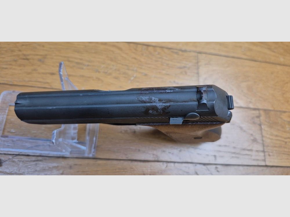 Mooie Mauser Pistol Model HSC – Zeldzame Mauser-productie onder Franse bezetting (“vroeg model”) – In 7,65mm en acht schoten – Stuk uit 1945 – Goede esthetische en mechanische staat – Uitstekende loop – TBE+, afbeelding 10 van 19