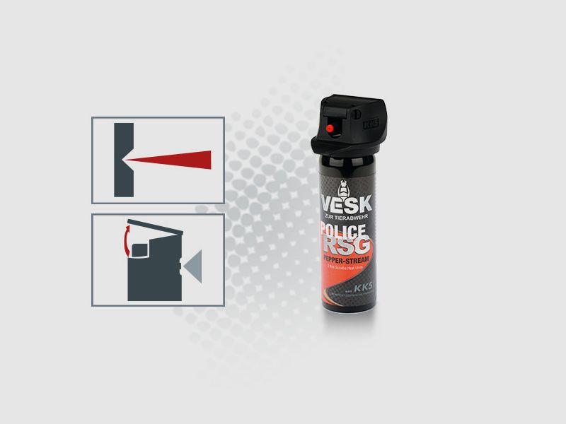 Pfefferspray VESK RSG Police 63 ml Weitstrahl, Bild 1 von 2