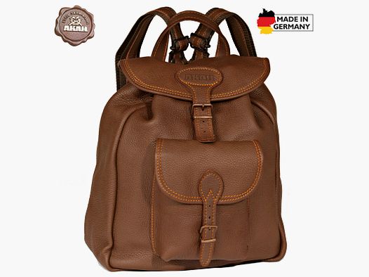 Mochila de dama de cuero de alce