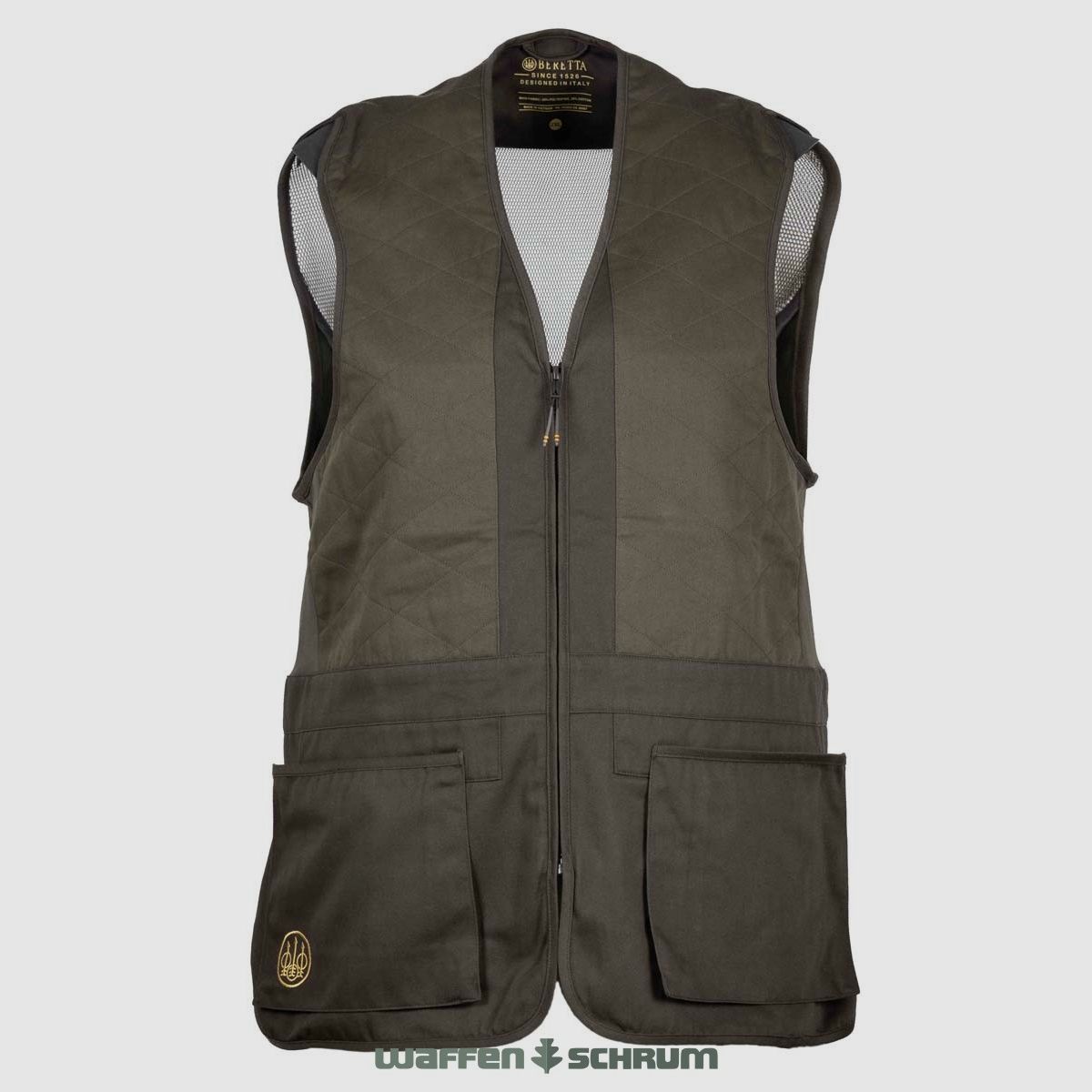 Beretta Schießweste Tredi  Brown Bark  mit Waffen Schrum Stick