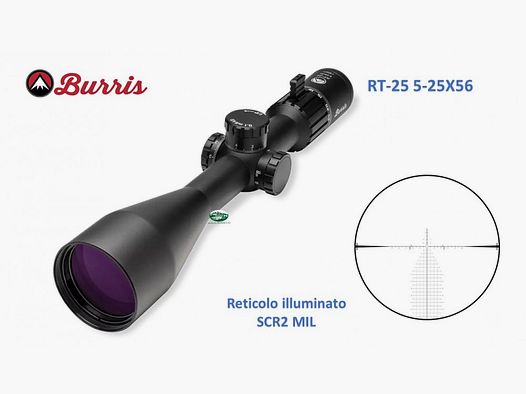 BURRIS RT 5-25x56 SCR2 MIL 200481