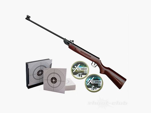 Norconia B2 air rifle caliber 4.5 mm set with target box