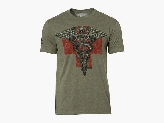 7.62 Design 7.62 Design T-Shirt Vintage Medic heather mil green