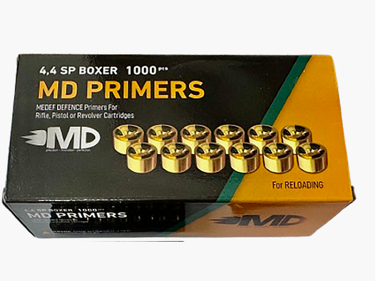 Medef Małe Spłonki Pistoletowe 4,4 Boxer 100szt.