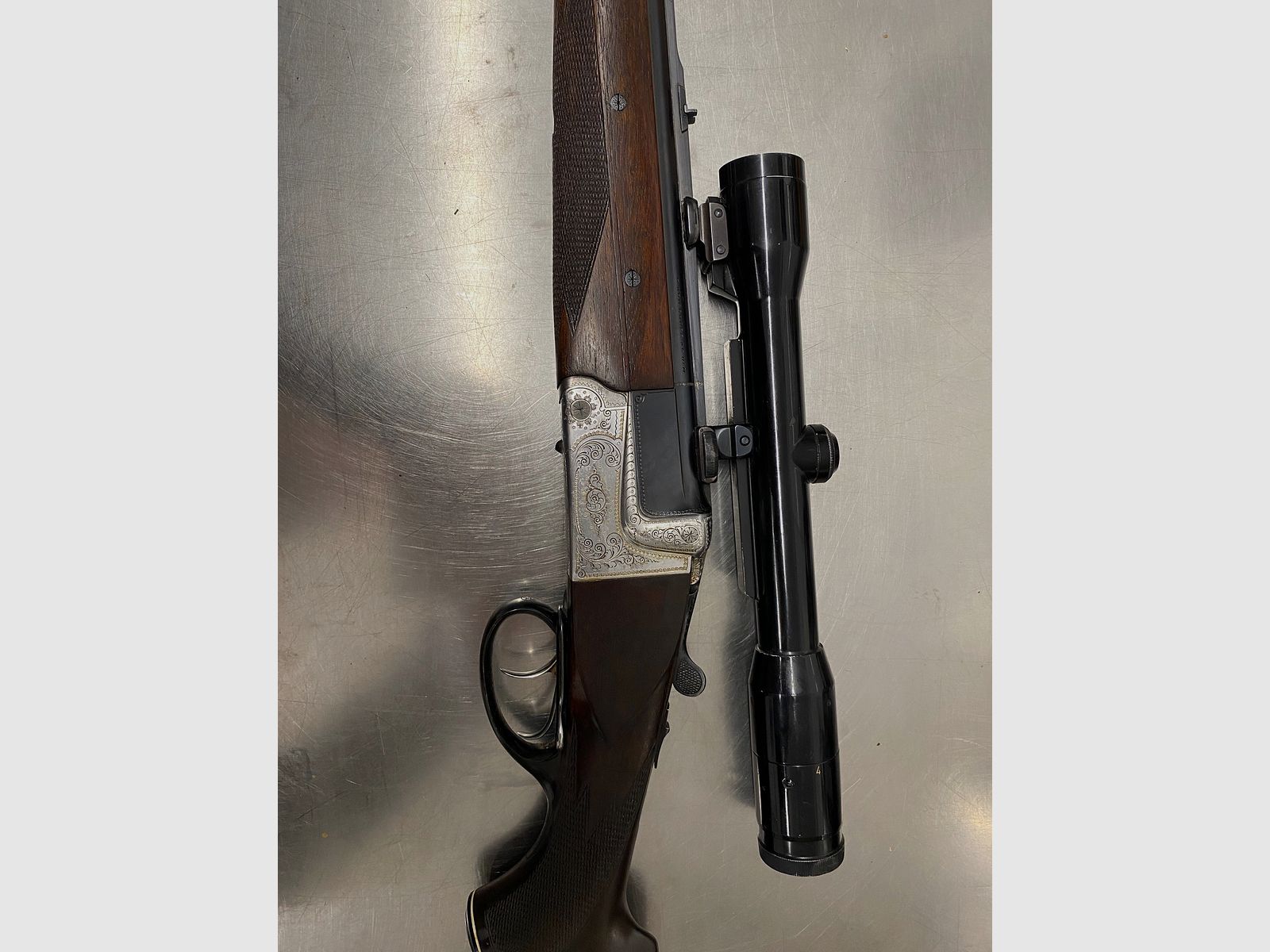 Bockbüchsflinte Krieghoff, Kal. .222RemMag, 16/70