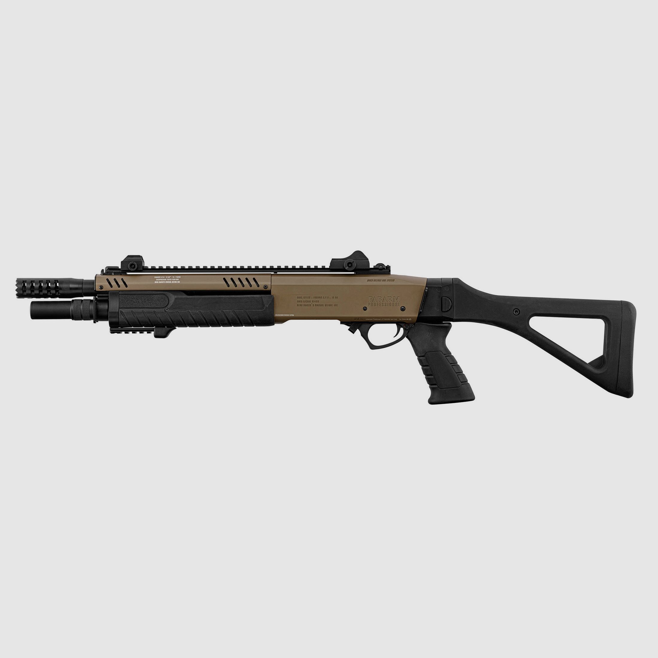 FABARM STF12 Compact FDE 6mm - Airsoft Gas Non BlowBack