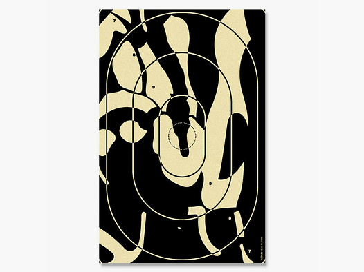 BDMP-MIRROR "POLICE PISTOL 1" - 10/15/25 M - 30x46 CM