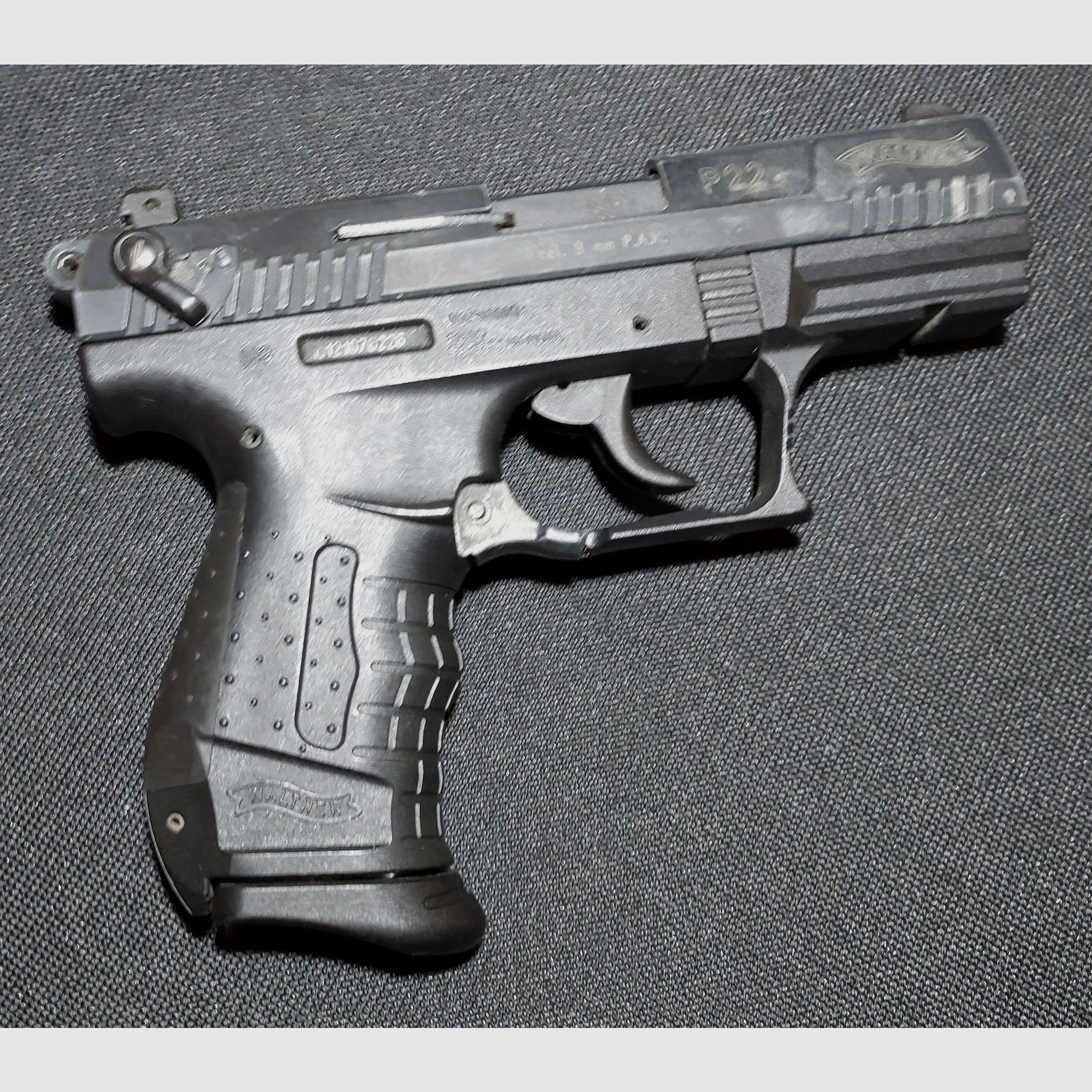 Walther P22 (P 22 Classic) blank firing pistol 9mm P.A.K. (PTB 778)