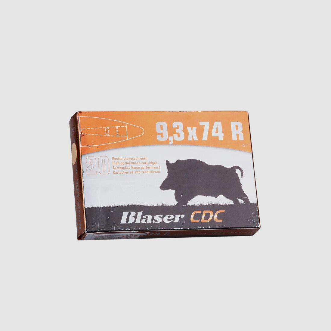 Blaser 9.3x74R CDC 16.2g/250gr.