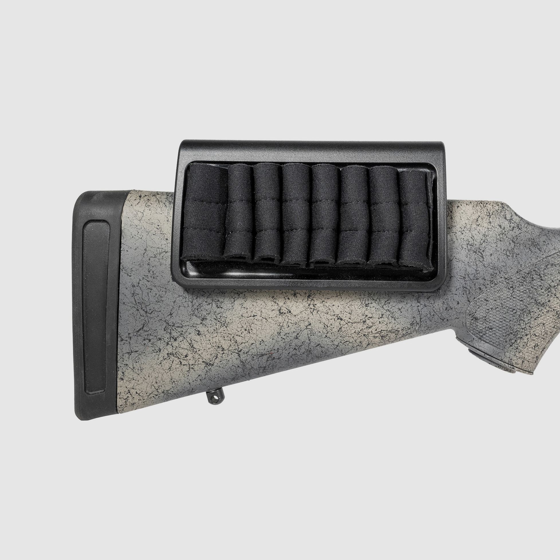 Bearproof Precision Schafterhöhung mit Patronenhalter - schwarz