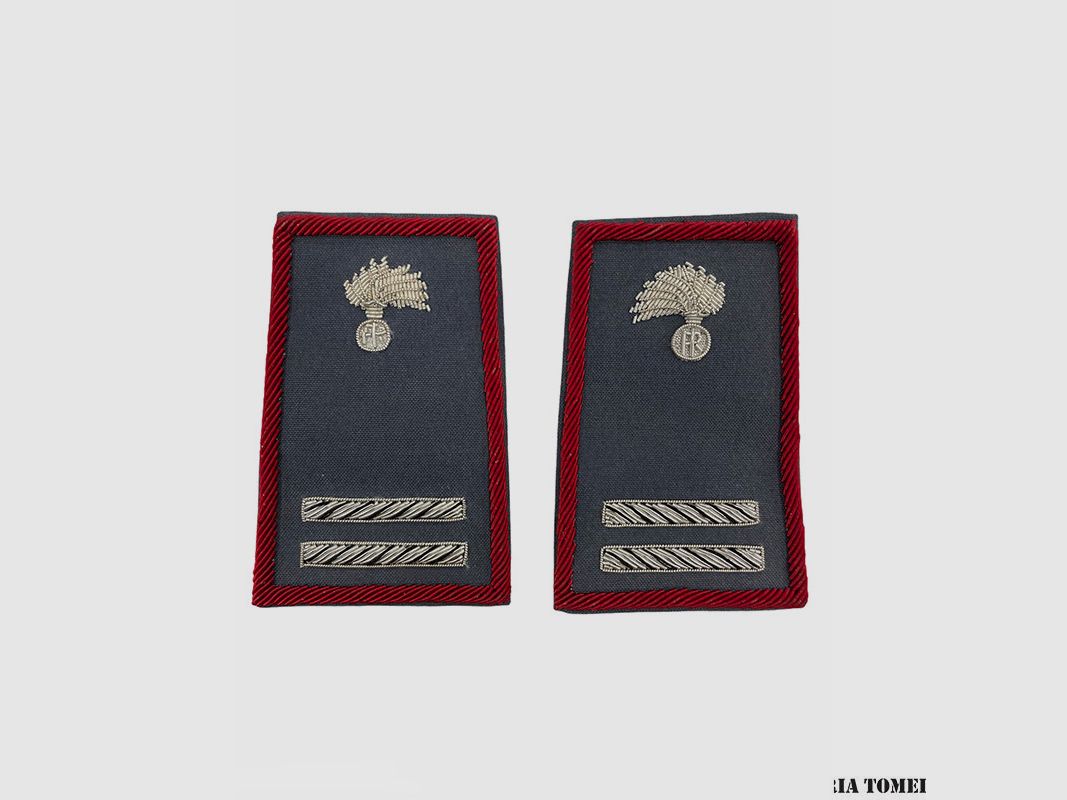 CARABINIERI – PAAR TUBOLARE MARSHAL ORDINARY BESTICKT IN CANOTTIGLIA
