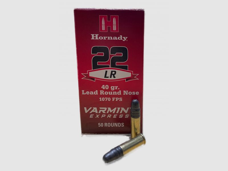 HORNADY VARMINT EXPRESS - .22LR - 40 GRS. - 50 ROUNDS
