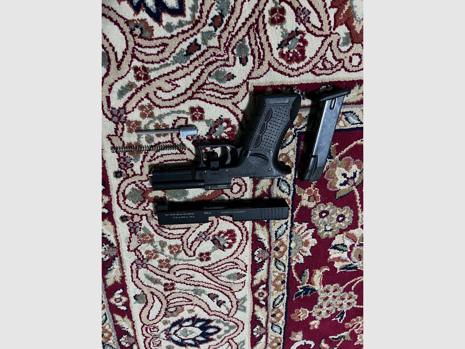 Zoraki 917 pistola de fogueo 9mm P.A.K. niquelada