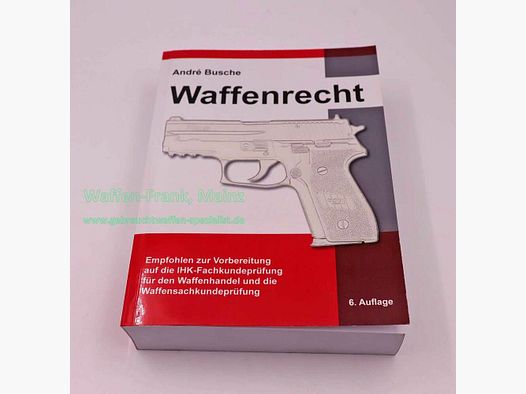 Juristischer Fachverlag Buch Waffenrecht