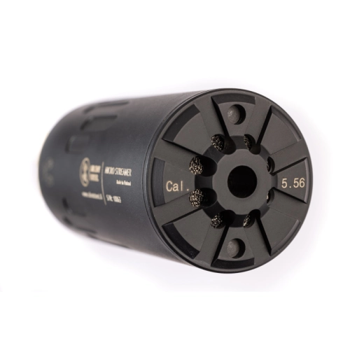 Geluiddemper Silent Steel Flow Micro Streamer Steel 5.56 Armor Black, afbeelding 3 van 4