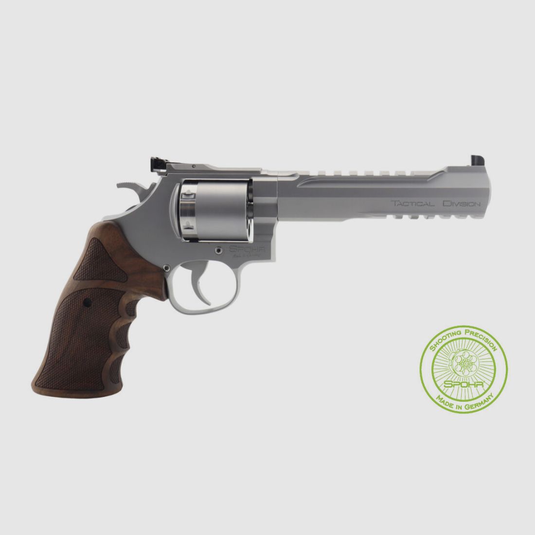 SPOHR Tactical Division Stainless 6 Inch Revolver Made in Germany 6"