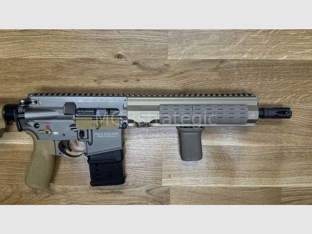 sportlich zugelassen! H&K MR223 A3 11" Lauf	 halbautom. Büchse .223Rem - Heckler & Koch - inkl. BRAVO COMPANY M-LOK BCMGUNFIGHTER Short Vertical Grip Polymer FDE