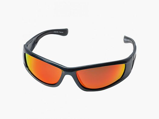 Predator Polbrille (Black/Red Lens)
