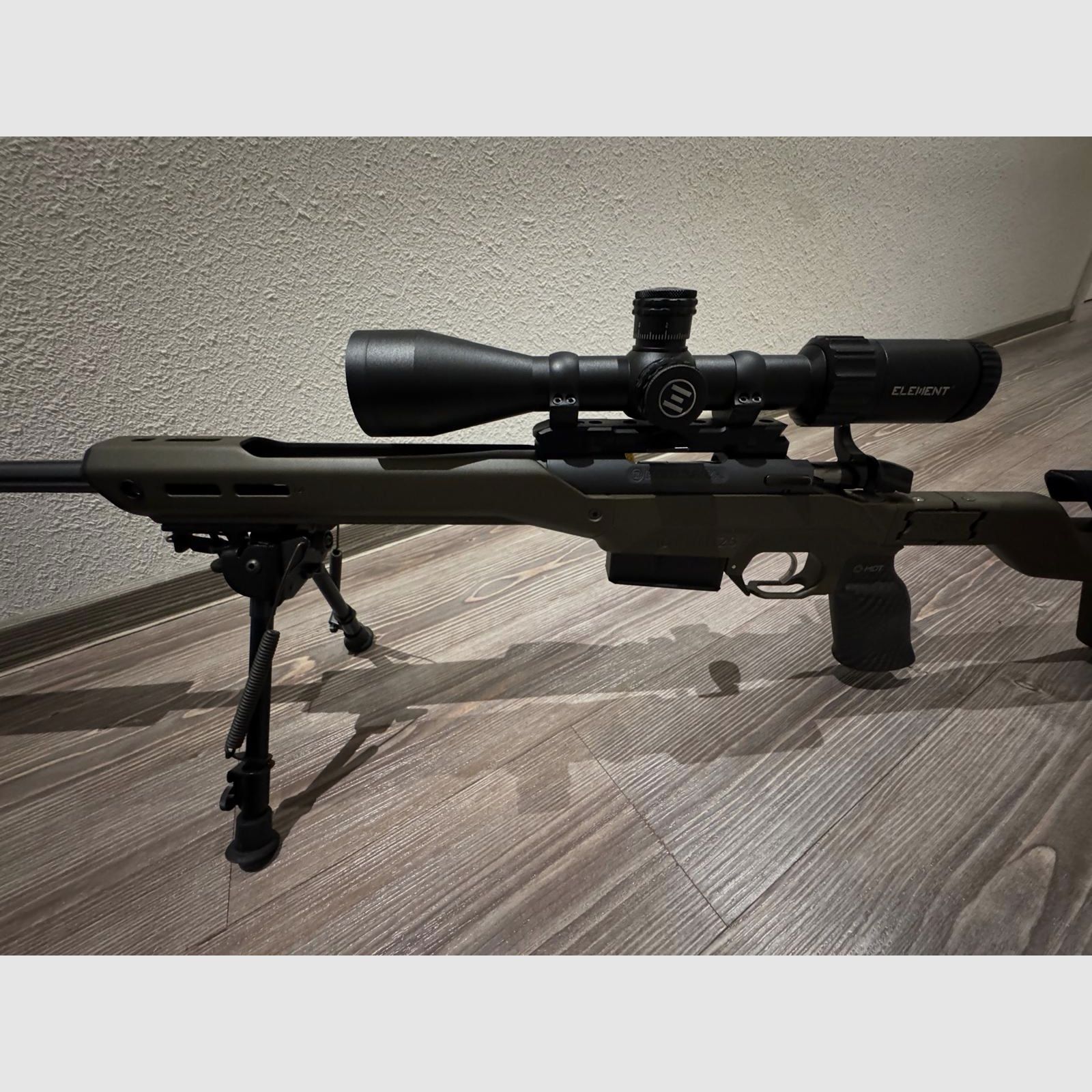 Bergara B14 agujero de pulgar cal. 6,5 PRC con culata plegable de carbono MDT HNT 26 cazador