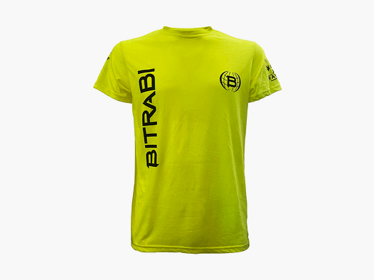 T-SHIRT – BITRABI – FLUO GEEL