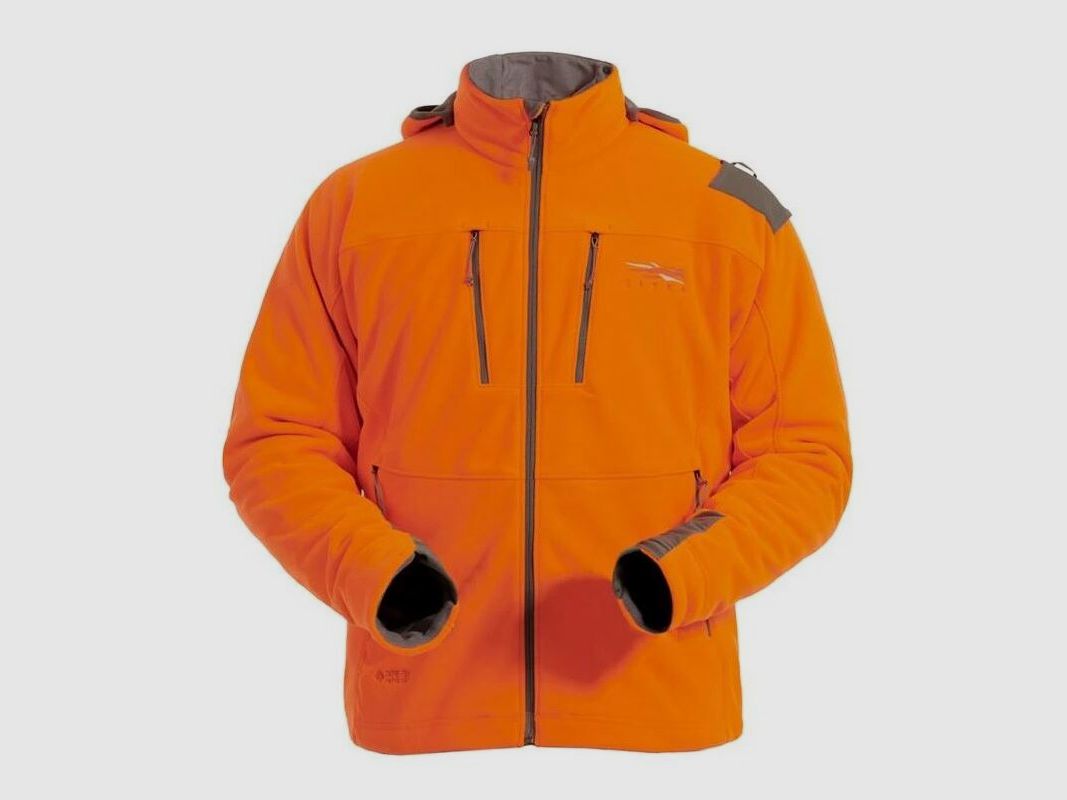 Sitka Herren Fleecejacke Stratus Blaze Orange